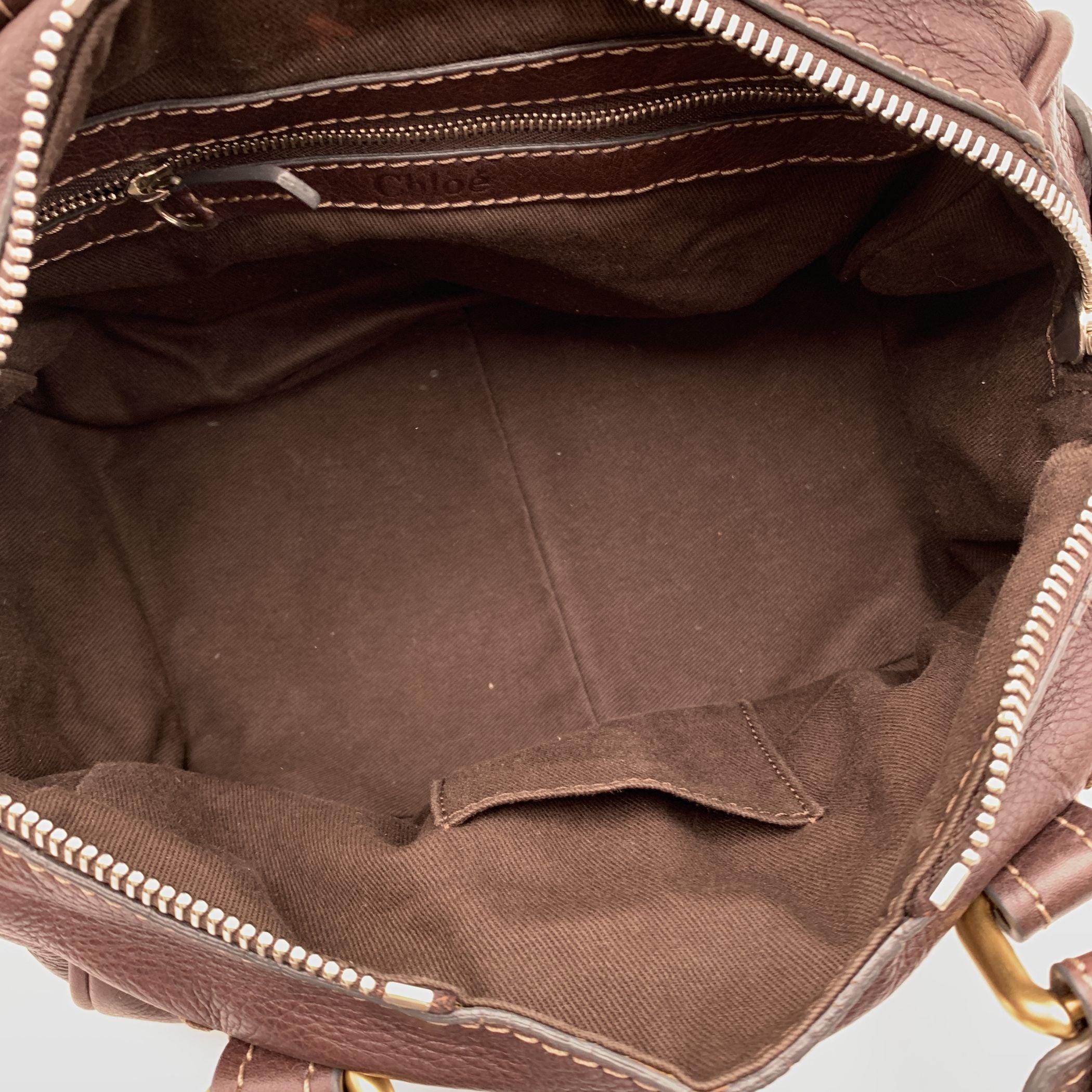 Chloe Brown Leather Paddington Bag Tote Satchel Handbag 1