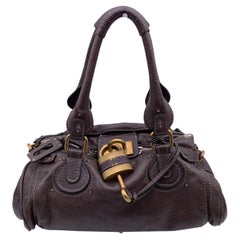 Paddington Tasche aus braunem Leder Tote Satchel Handtasche