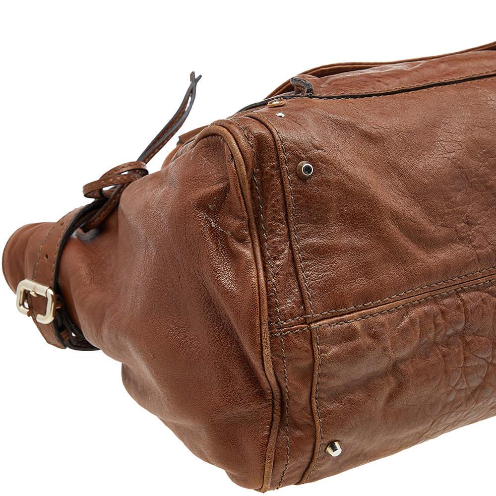 Chloe Brown Leather Paddington Capsule Tote 5