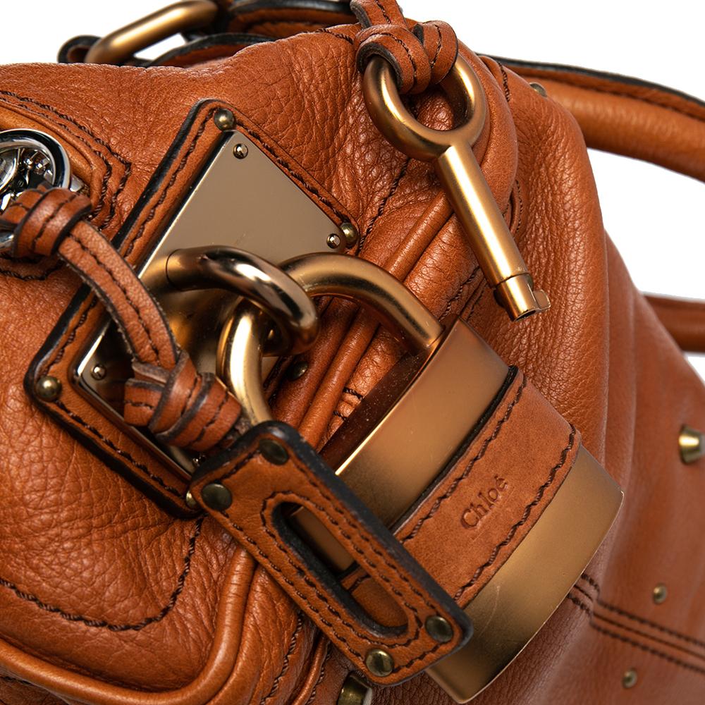 Bolso Paddington de piel marrón de Chloe 6