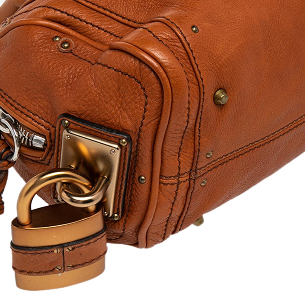 Bolso Paddington de piel marrón de Chloe 7