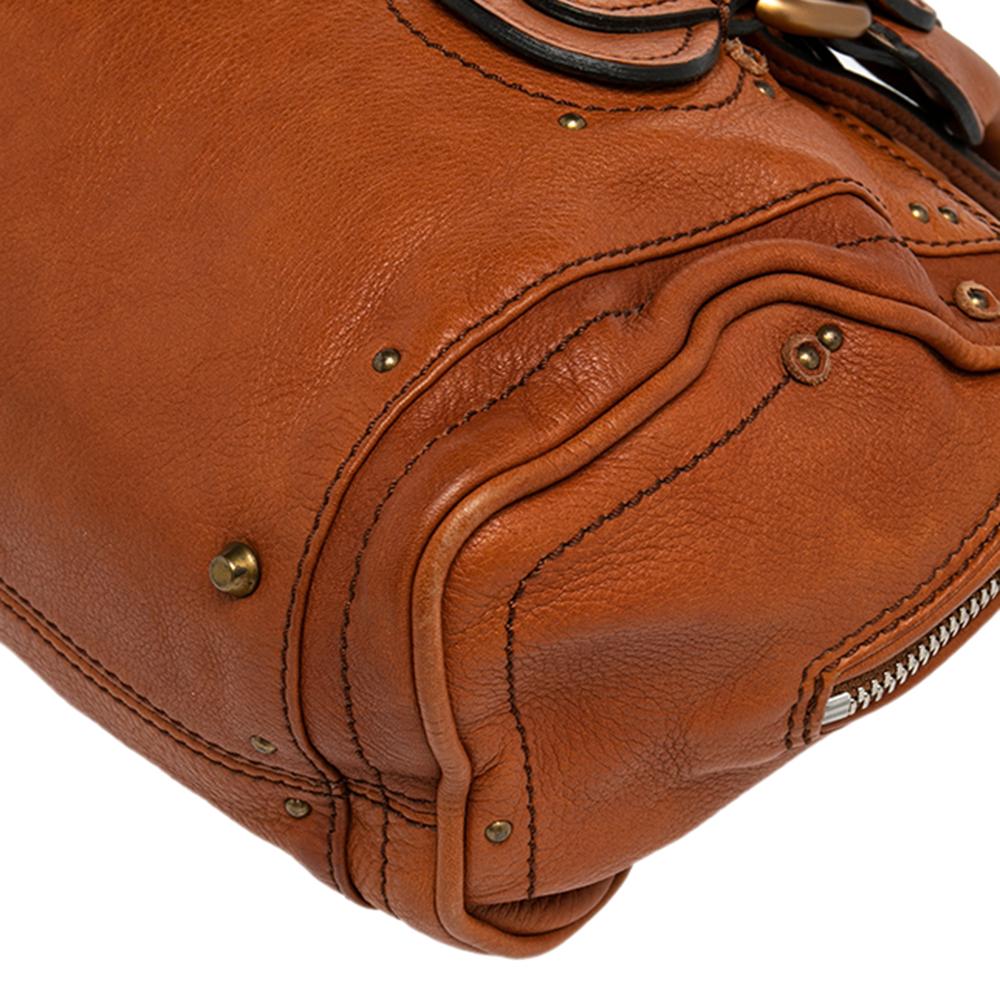 Bolso Paddington de piel marrón de Chloe 1