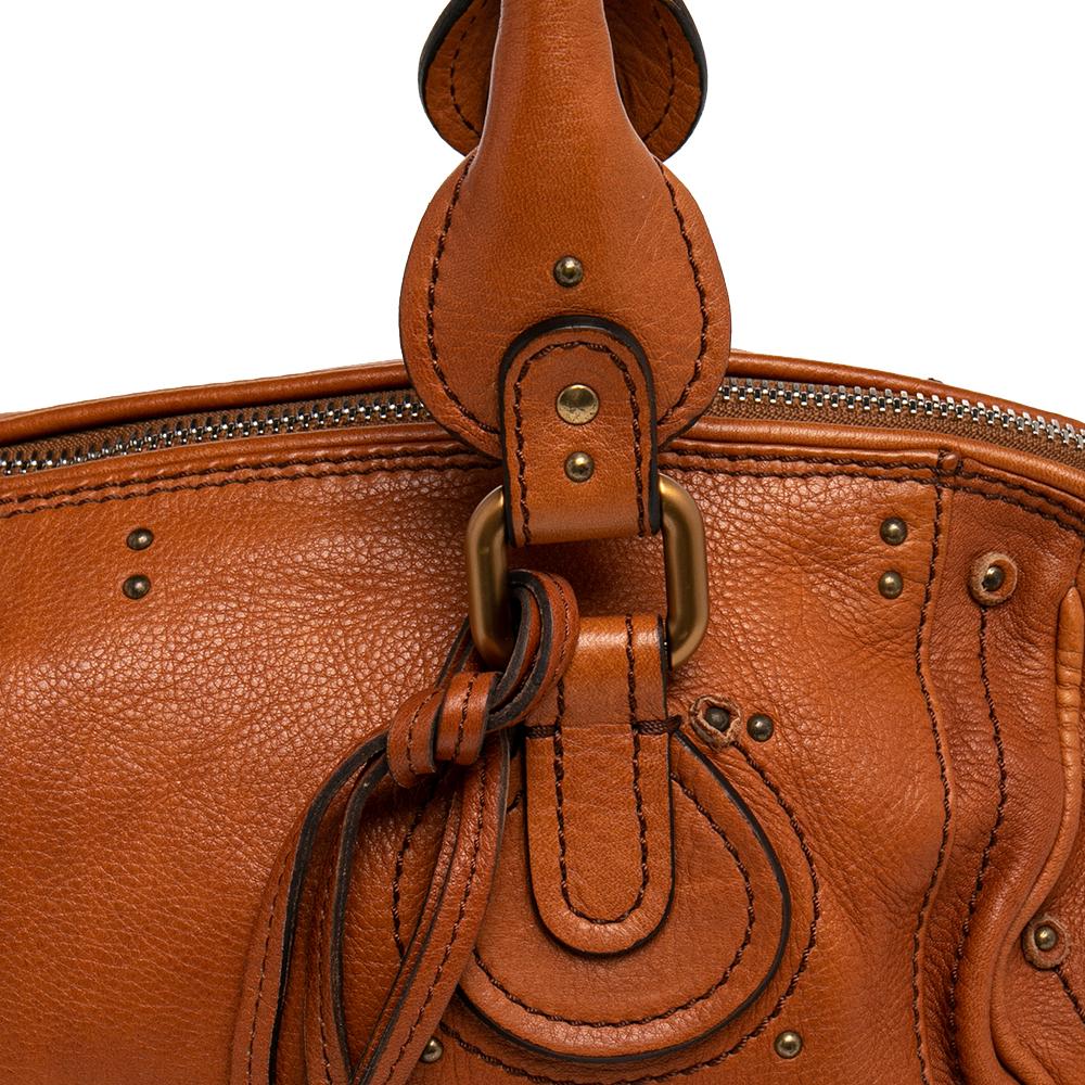 Bolso Paddington de piel marrón de Chloe 2