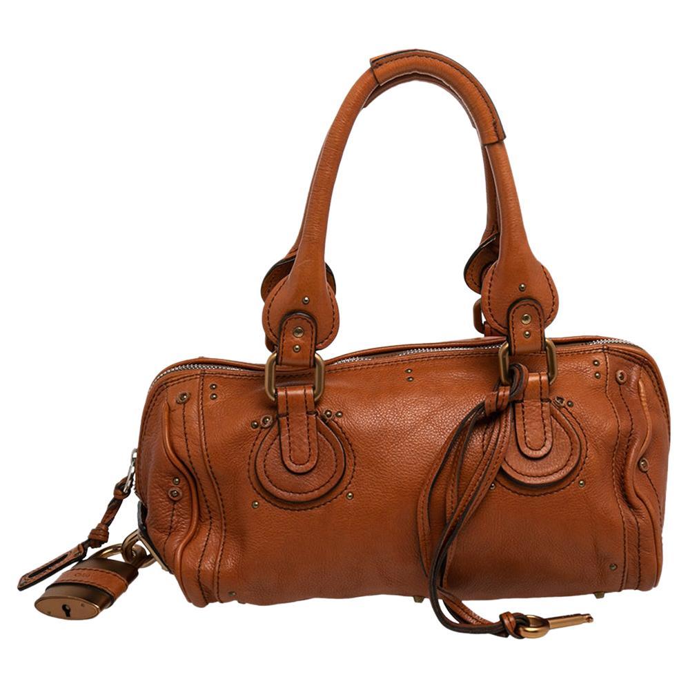 Chloé Betty 865632 Brown Leather Shoulder Bag For Sale at 1stDibs