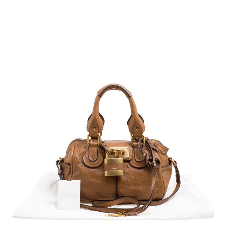Chloe Brown Leather Paddington Shoulder Bag For Sale at 1stDibs