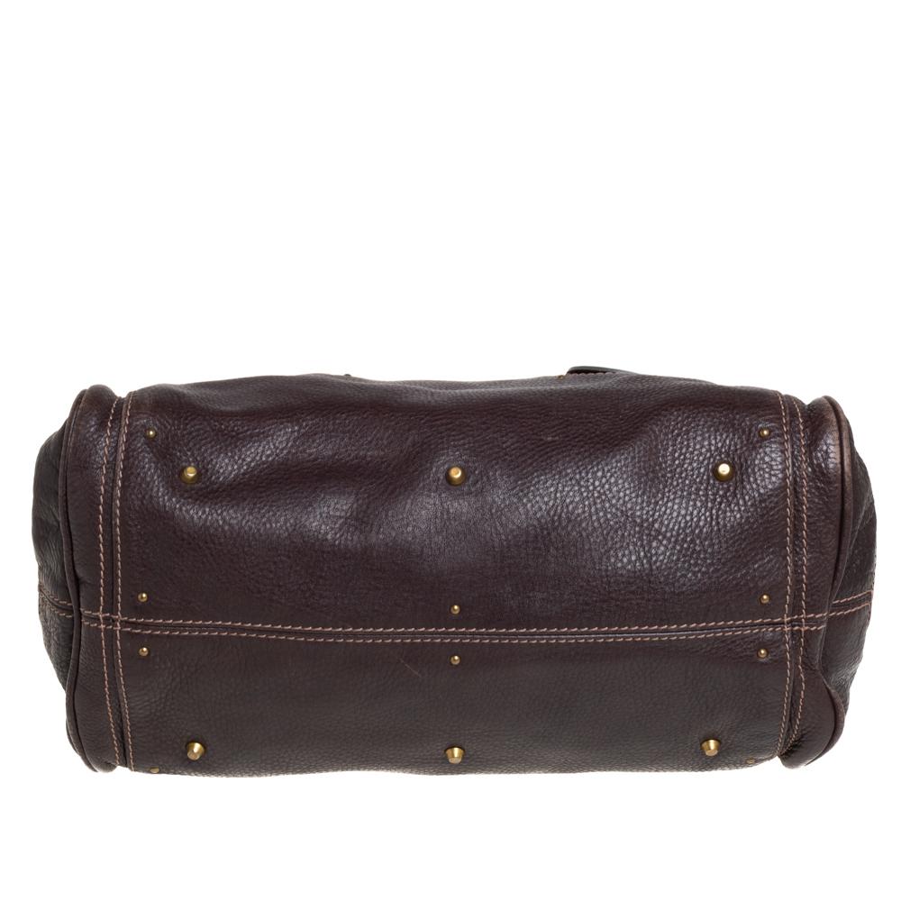 Women's Chloe Brown Leather Paddington Shoulder Bag