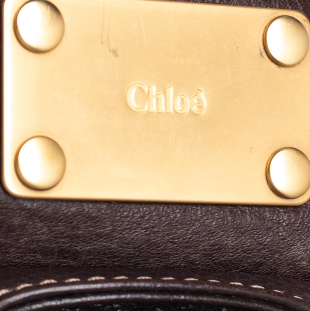 Chloe Brown Leather Paddington Shoulder Bag 2