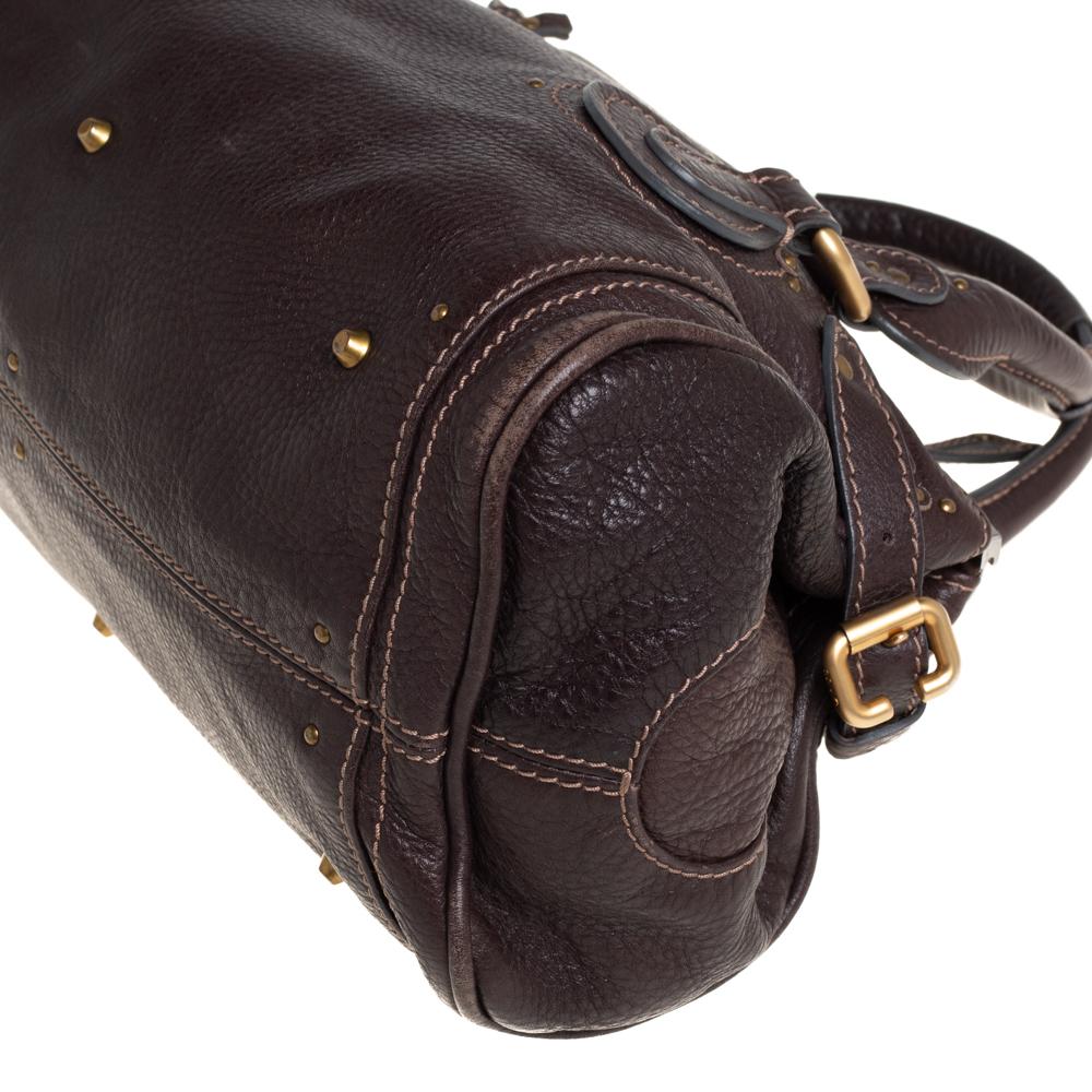 Chloe Brown Leather Paddington Shoulder Bag 3