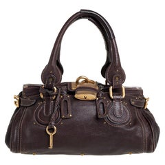 Chloe Brown Leather Paddington Shoulder Bag