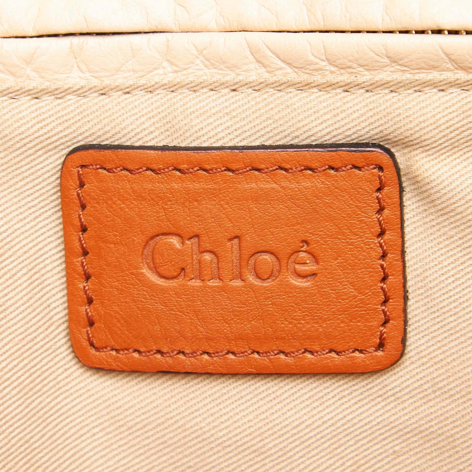 Chloe Brown Leather Paraty Satchel 2