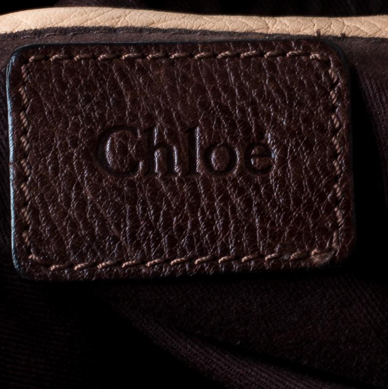 Chloe Braun Leder Paraty Umhängetasche 2