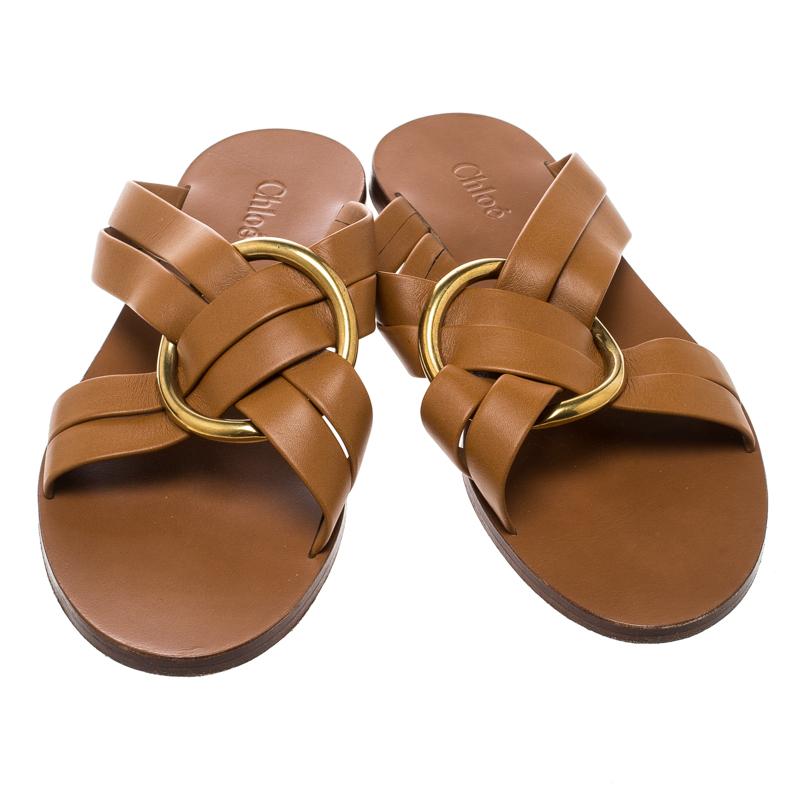 Chloe rony flat sandal shop