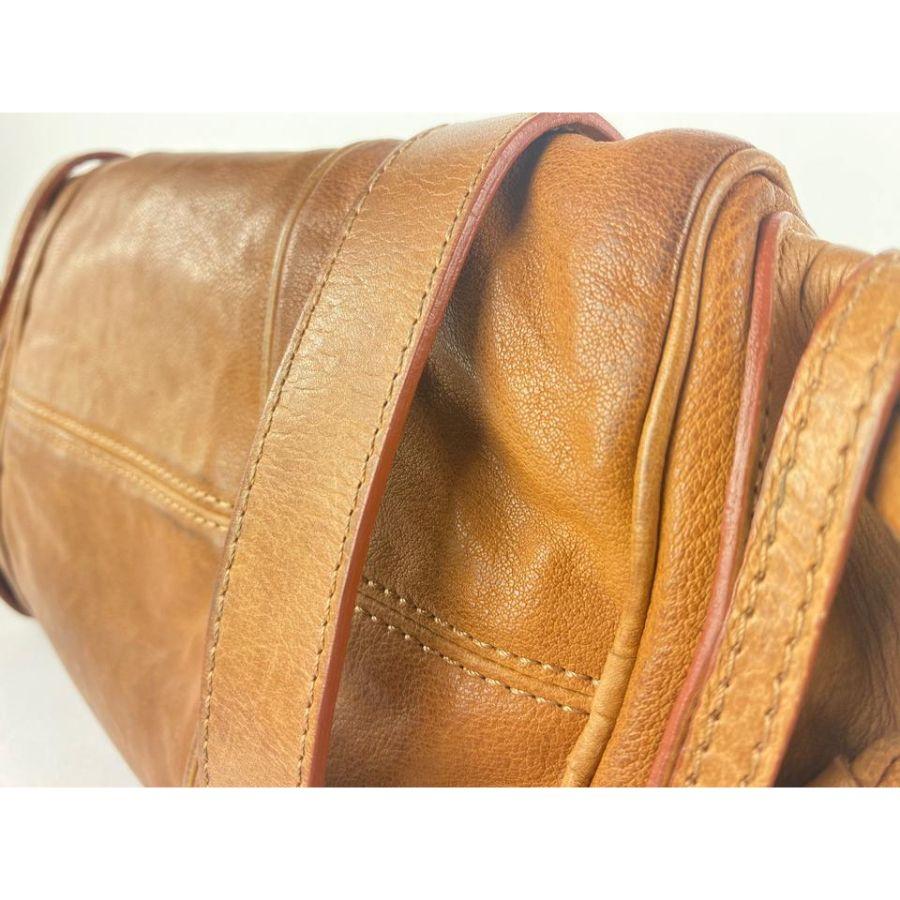chloe Brown Leather Silverado Shoulder Bag 1CHL9 For Sale 4