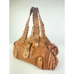 chloe Brown Leather Silverado Shoulder Bag 1CHL9