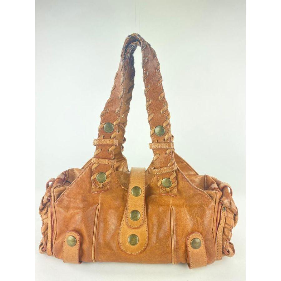 Women's chloe Brown Leather Silverado Shoulder Bag 1CHL9 For Sale