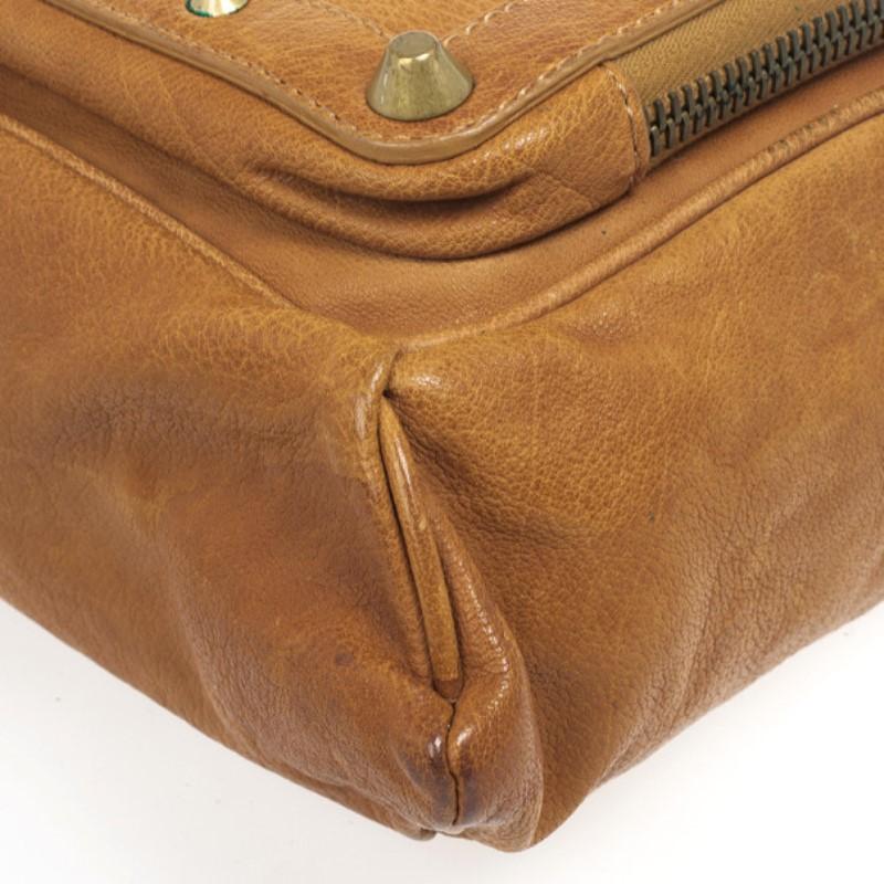 Chloe Brown Leather Tassel Hobo Bag 6