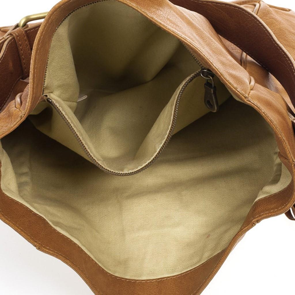 Chloe Brown Leather Tassel Hobo Bag 3