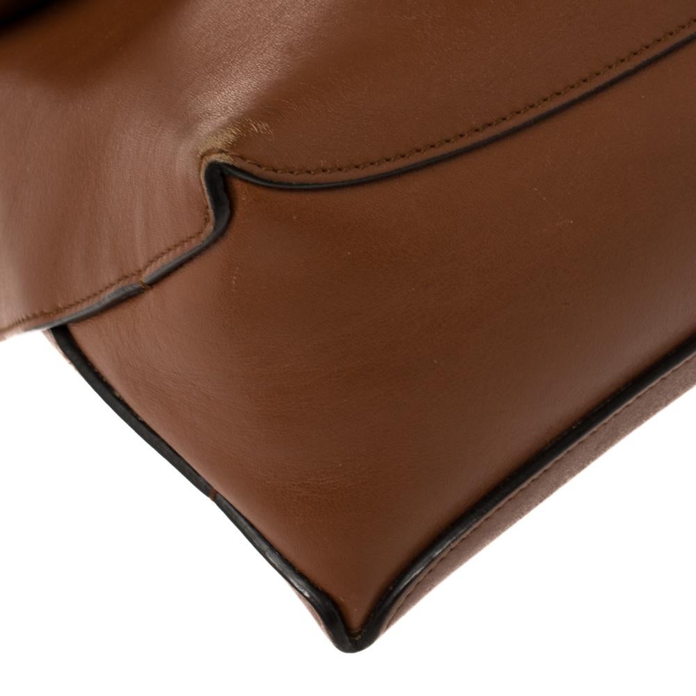 Chloe Brown Leather Top Handle Bag 6