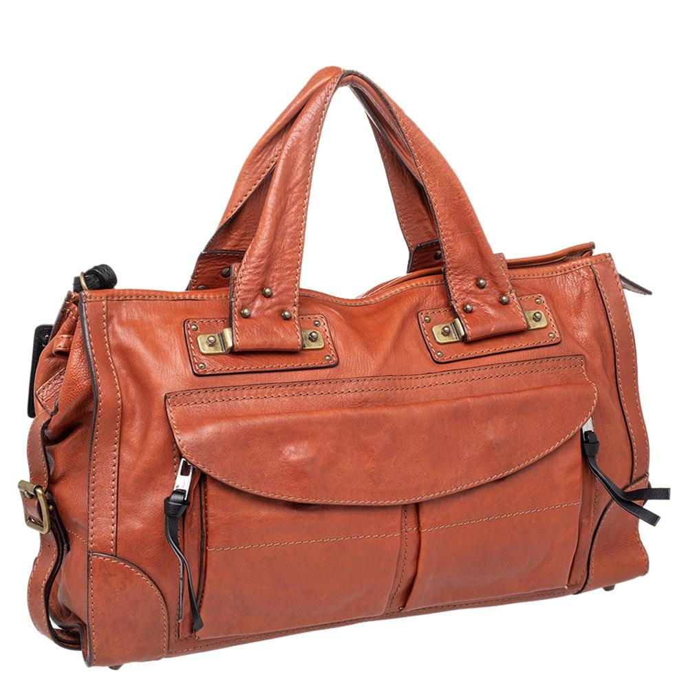 Tracy Satchel in pelle marrone di Chloe In condizioni discrete a Dubai, Al Qouz 2