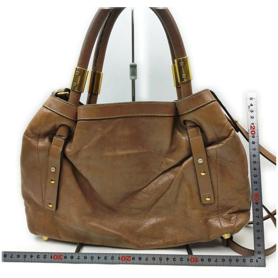 Chloé Brown Leather Victora 2way Tote Bag 862329 For Sale 5