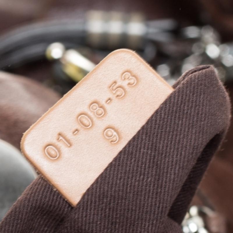Chloe Brown Leather Vintage Chain Tote en venta 3