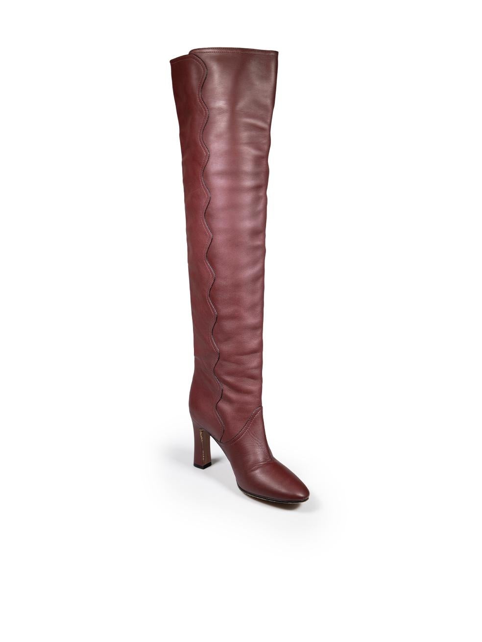 CONDITION is Good. Minor wear to boots is evident. Light signs of wear to the leather with scratches on the left side of the left boot and the right side of the right boot. There is creasing on the toe of the left boot. The studs have minimal
