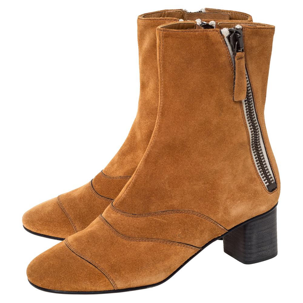 chloe suede boots
