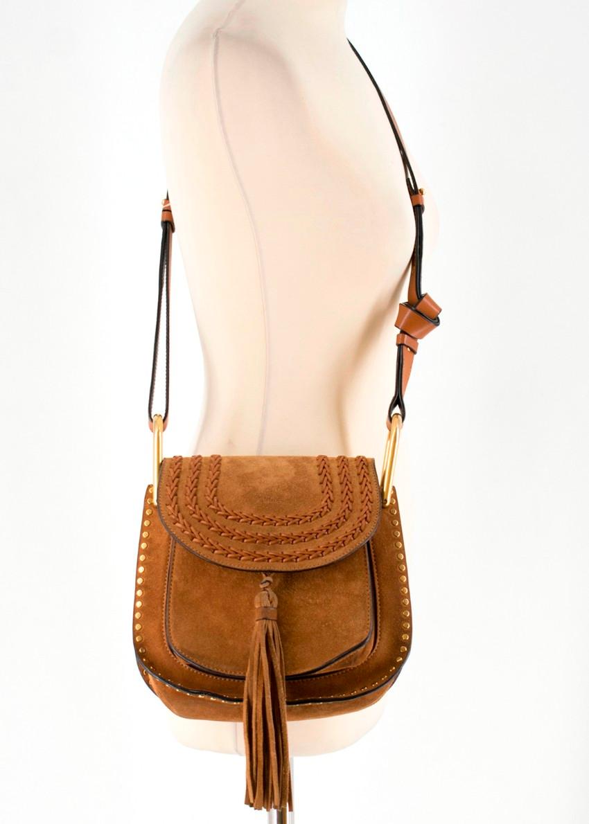 Chloe Brown Suede Small Hudson Bag In Good Condition In London, GB