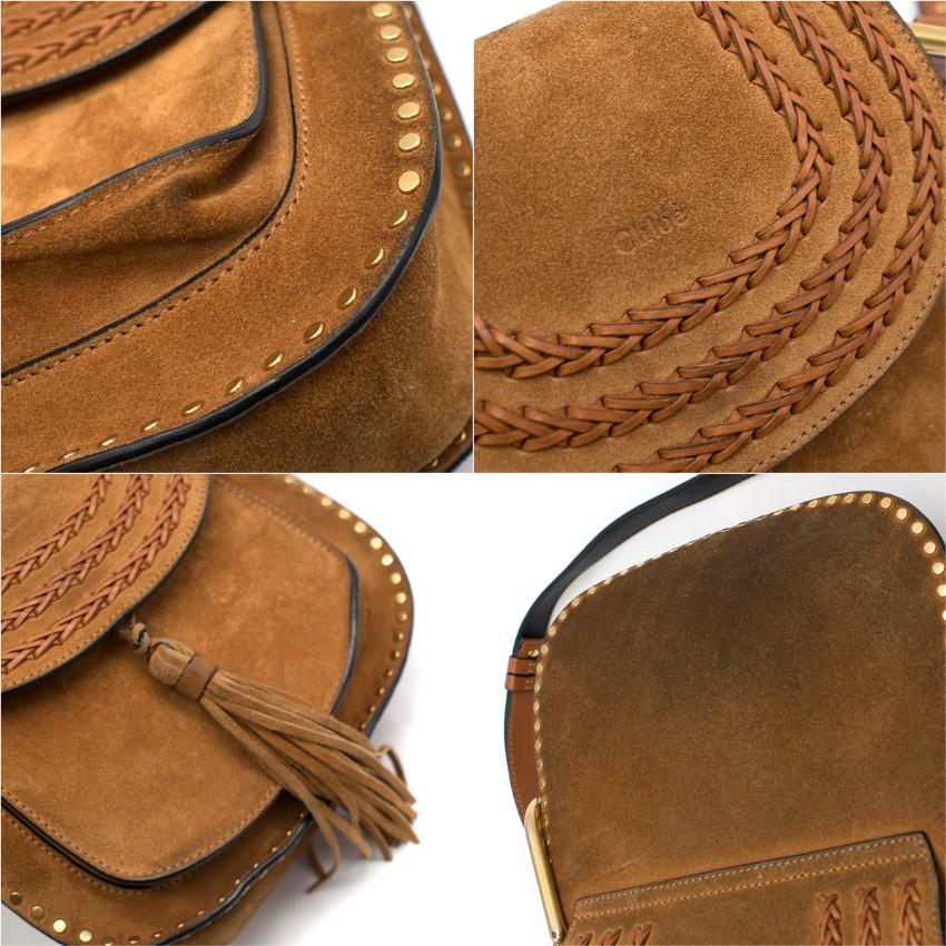 Women's Chloe Brown Suede Small Hudson Bag