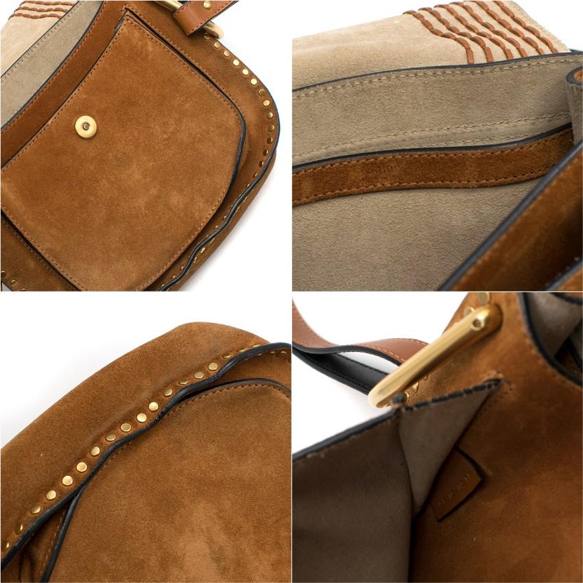 Chloe Brown Suede Small Hudson Bag 2
