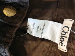 Chloé Brown Velvet pants