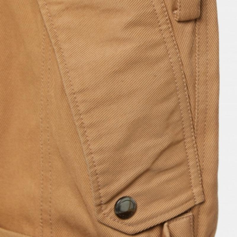 Pantalón de punto con bolsillo de lana marrón Chloe S Marrón en venta