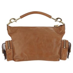 Chloé Buffalo Leather Camera Bag — Brown