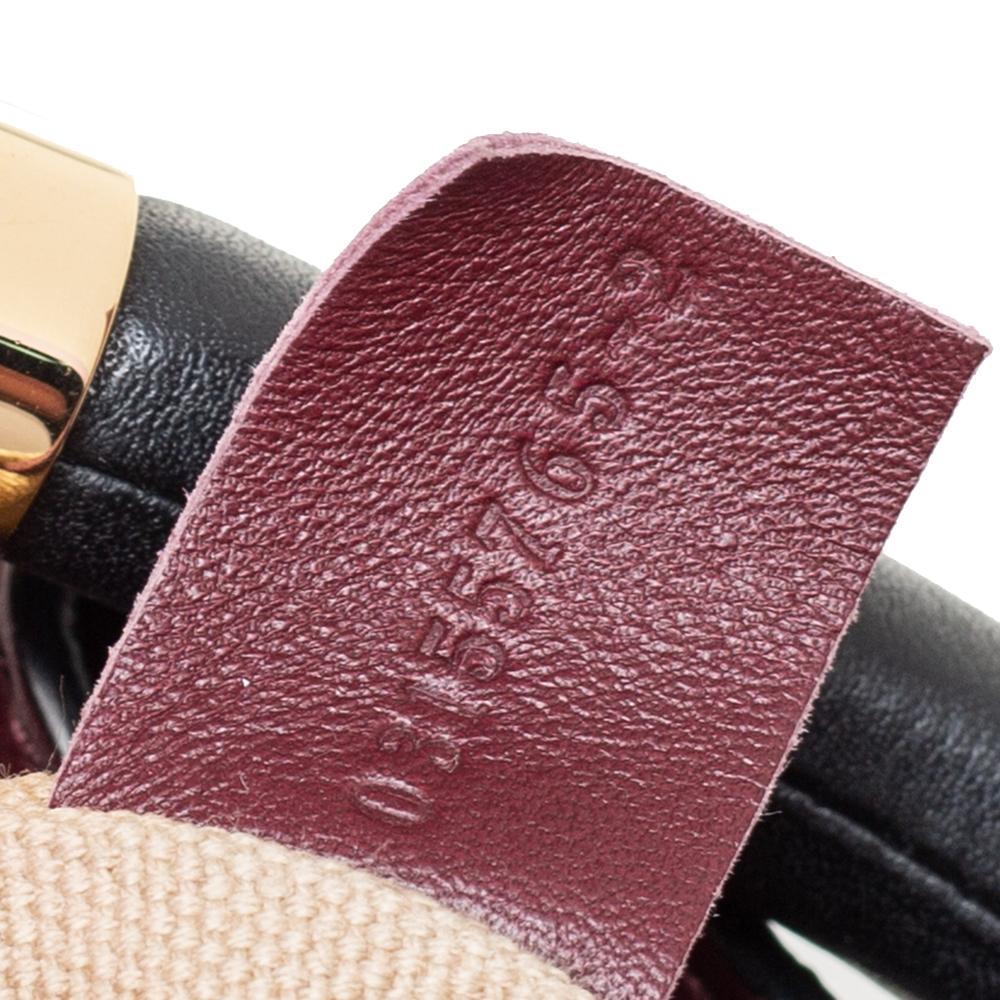 Women's Chloe Burgundy Leather Gala Bucket Bag