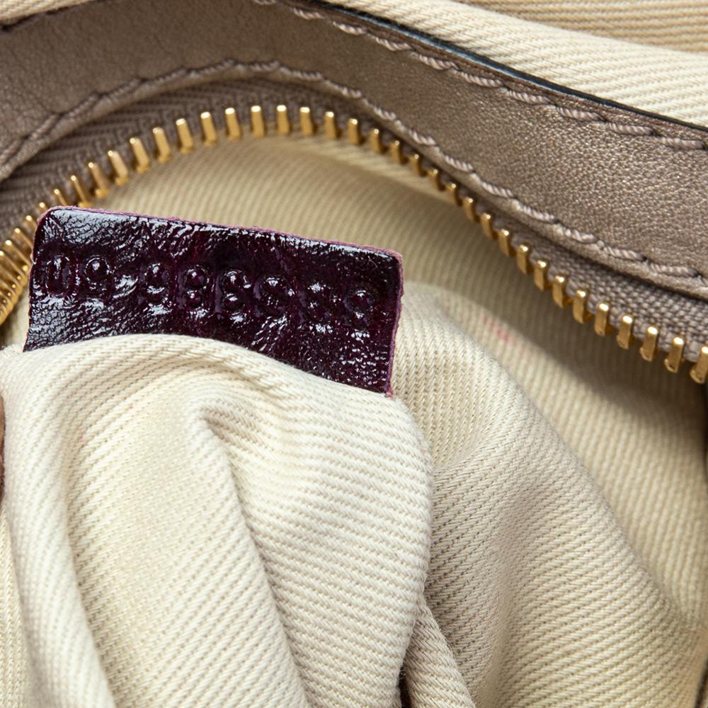 Chloe Burgundy Patent Leather Front Pocket Satchel For Sale 1