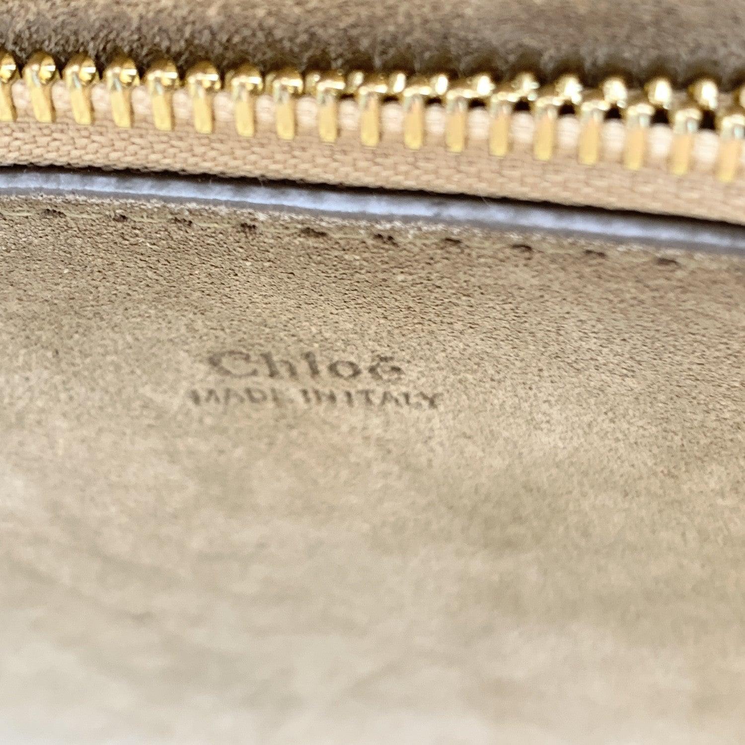 Chloe Burgundy Suede and Leather Faye Shoulder Bag 2