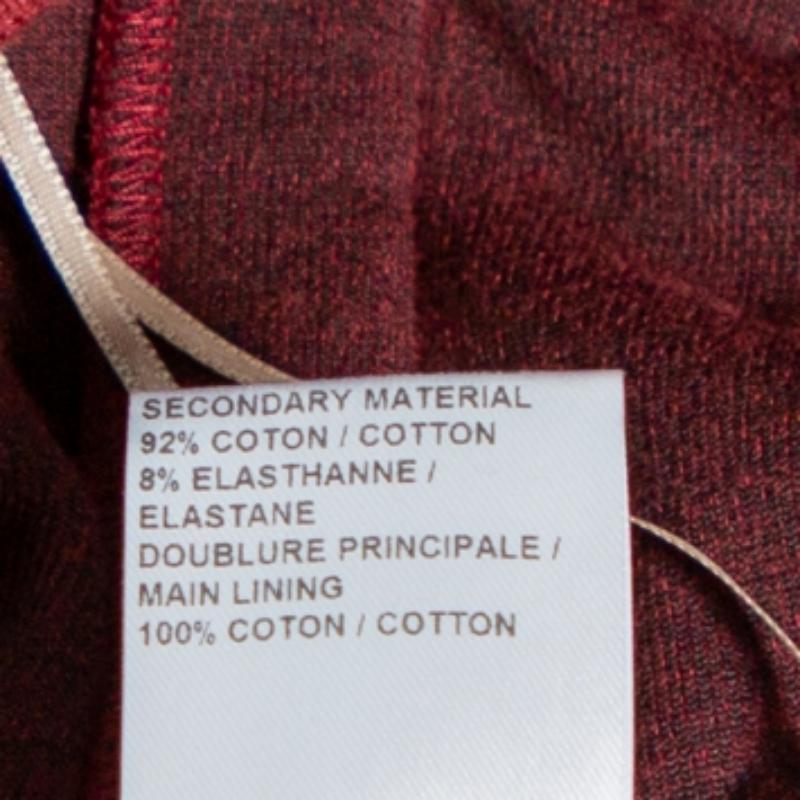 Red Chloe Burgundy Velvet Trouser M For Sale