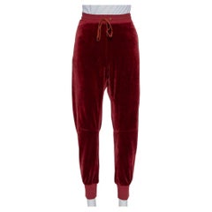 Pantalon en velours bourgogne Chloe M