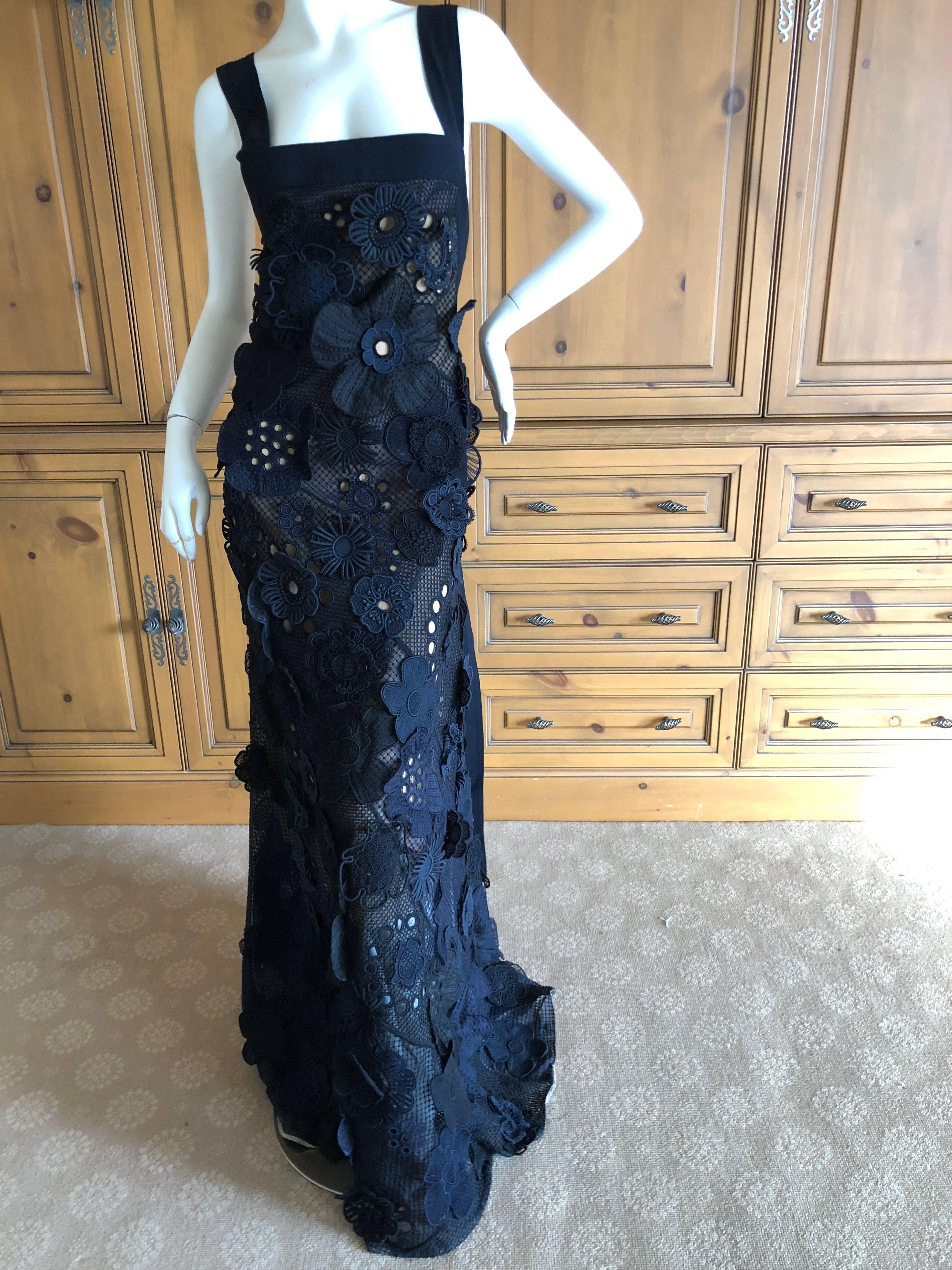 Chloe by Clare Waight Keller Spring 2017 Sheer Lace Florette Dress New In New Condition In Cloverdale, CA