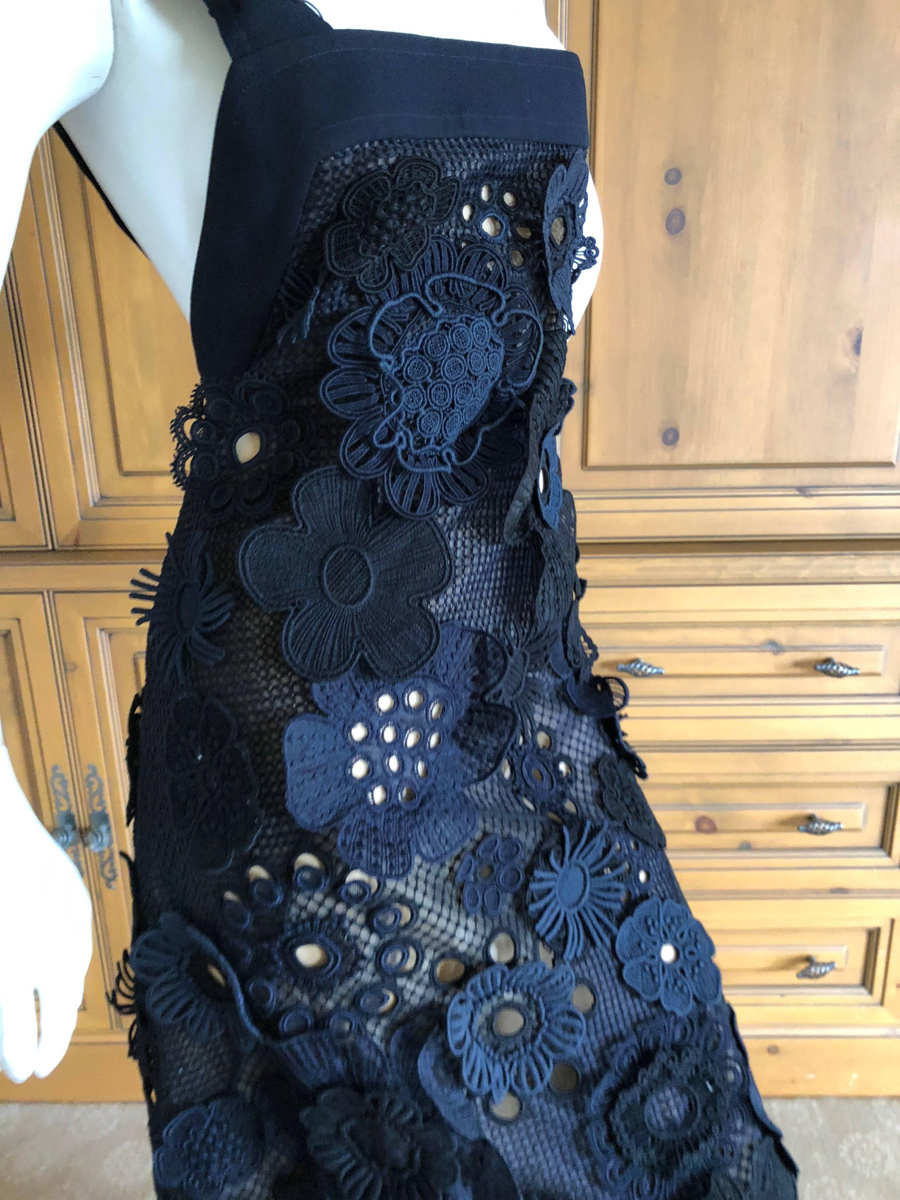 Chloe by Clare Waight Keller Spring 2017 Sheer Lace Florette Dress New 3