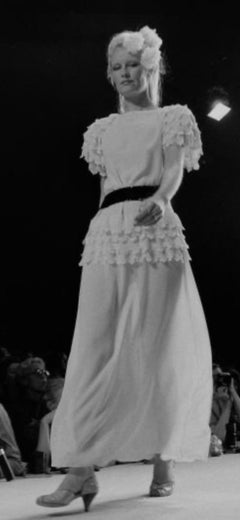 Chloé by Karl Lagerfeld 1970's Foam Structured Petal Detail Blouse