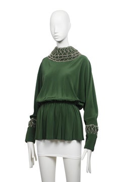 Blusa con detalle de pétalos estructurados Chloé by Karl Lagerfeld 1970 Espuma