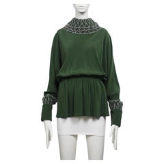 Blusa con detalle de pétalos estructurados Chloé by Karl Lagerfeld 1970 Espuma