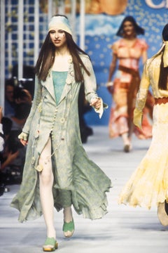 Chloé di Karl Lagerfeld c. Top in seta con stampa floreale, collezione Primavera-Estate 1993