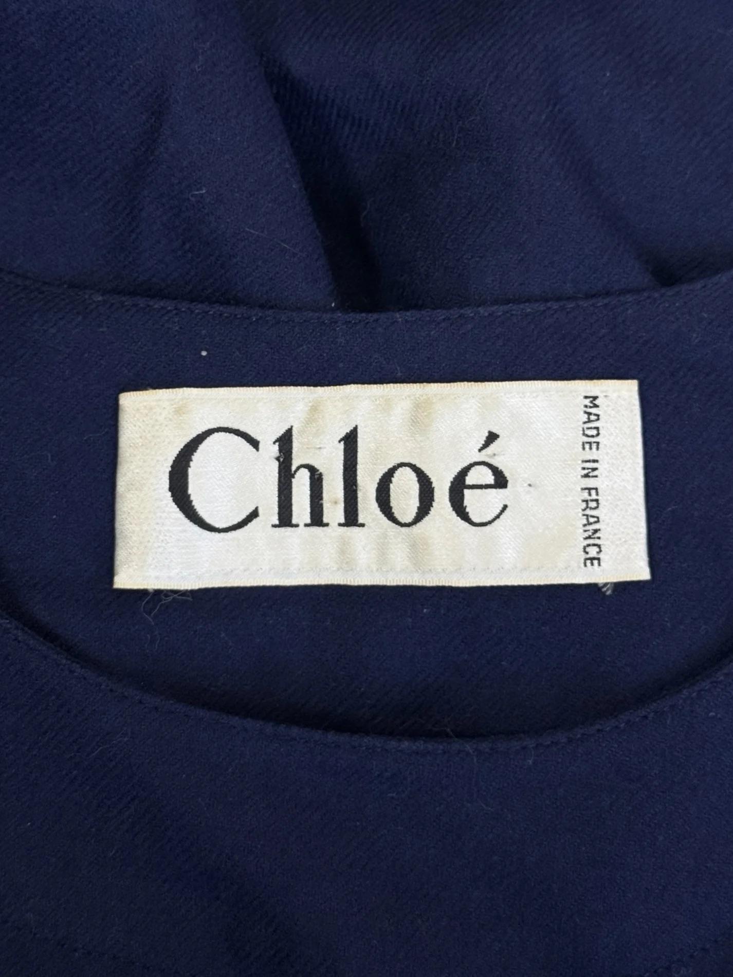 Vestido Dolman Chloé by Karl Lagerfeld, FW 1981 en venta 6