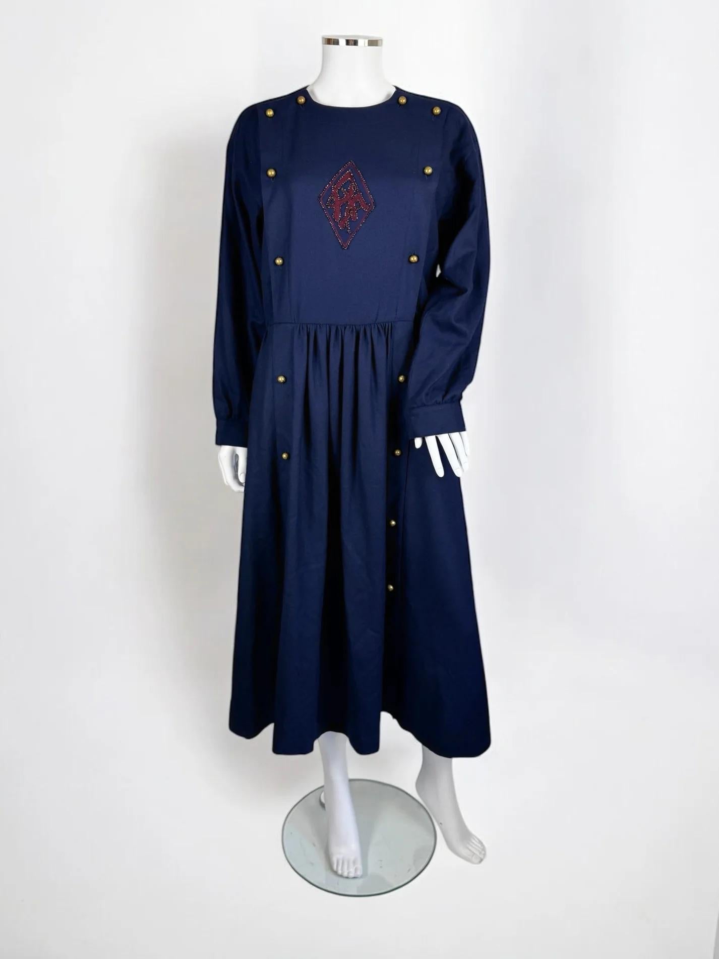 Vestido Dolman Chloé by Karl Lagerfeld, FW 1981 en Bueno estado para la venta en Marlborough, GB