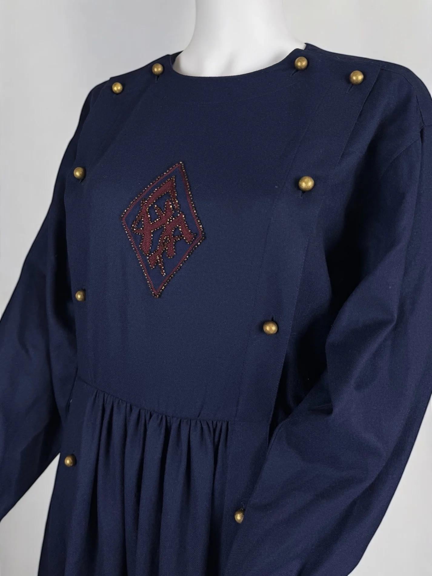 Vestido Dolman Chloé by Karl Lagerfeld, FW 1981 en venta 1