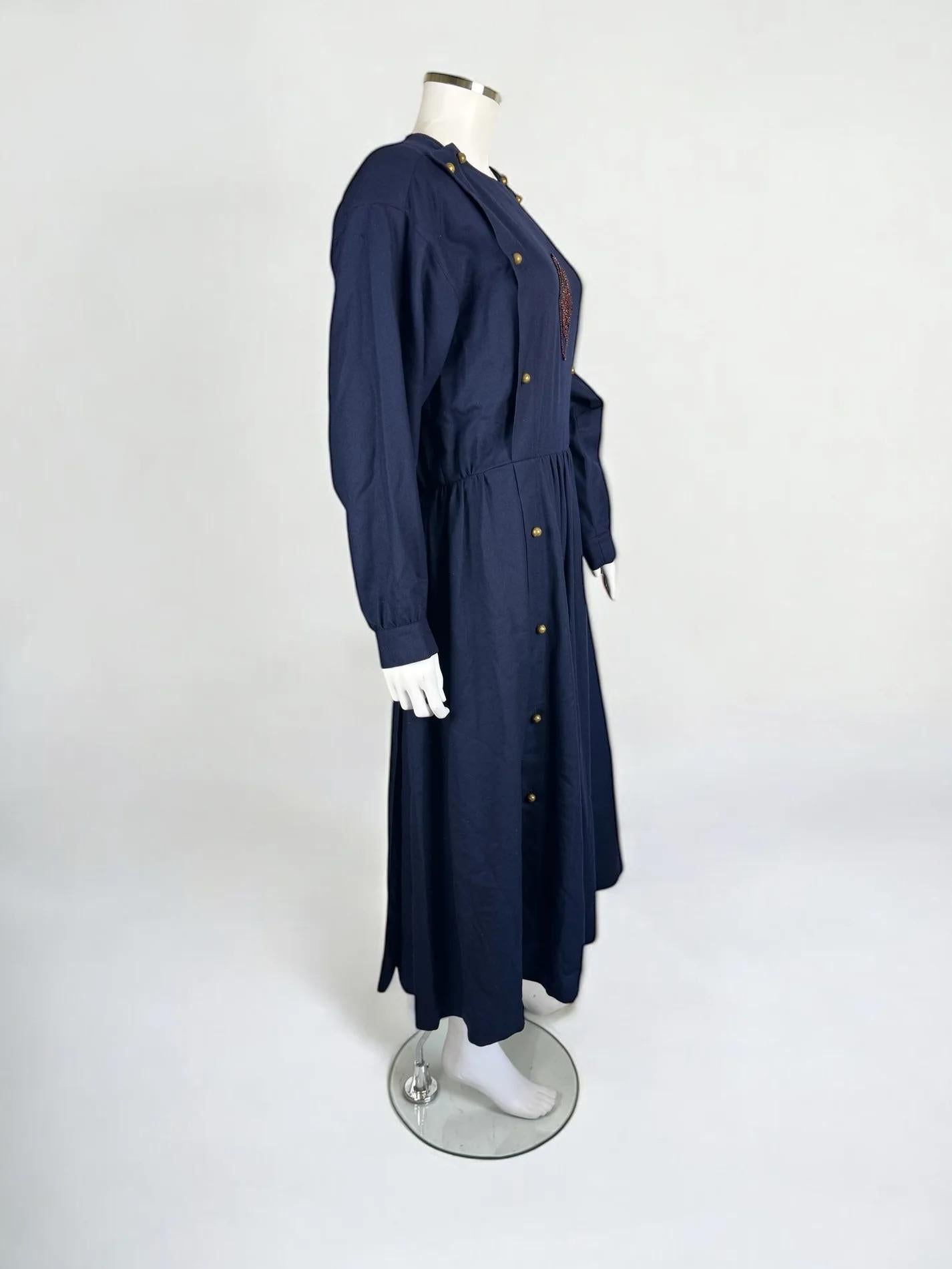 Vestido Dolman Chloé by Karl Lagerfeld, FW 1981 en venta 3
