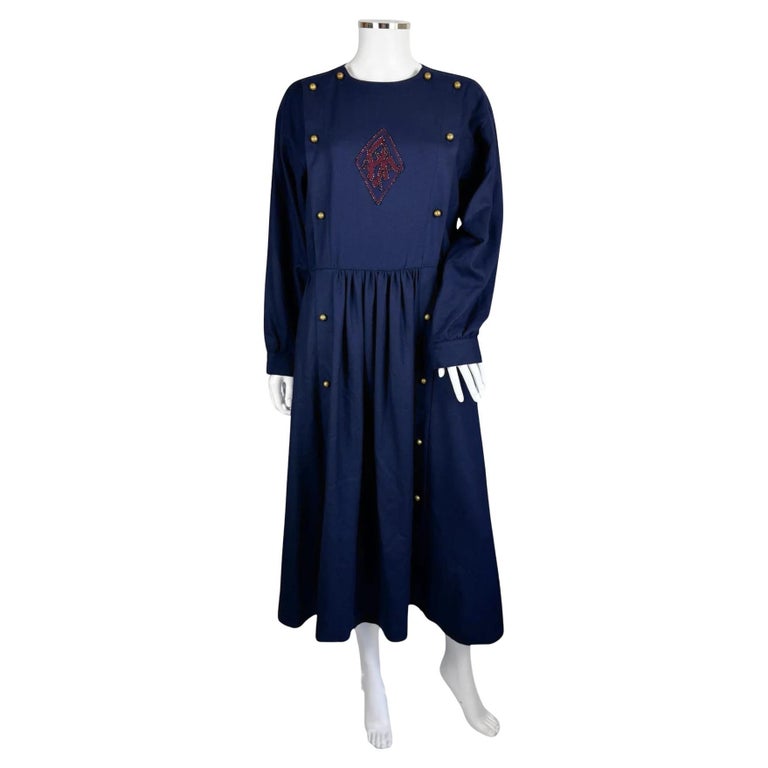 Chlo by Karl Lagerfeld Dolman Dress, FW 1981 For Sale at 1stDibs