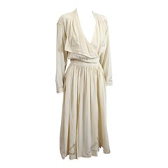 Chloe by Karl Lagerfeld Iconic Lace Inserted Crepe Gown